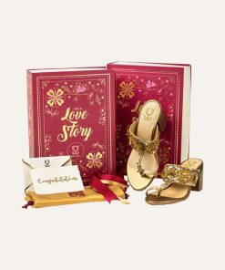 Love Story Box - Golden Jalebi Heels