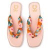 orange blossom flip flops 1